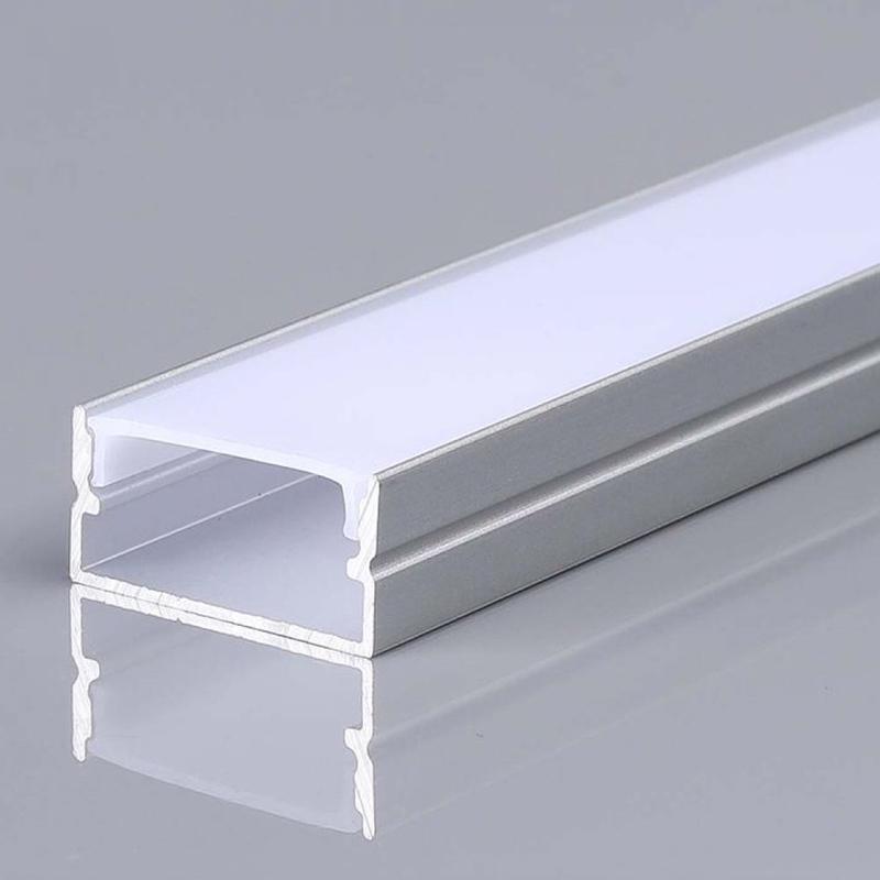 Profil aluminiu pentru banda led 2m 20mm x 10mm v tac sku 23174