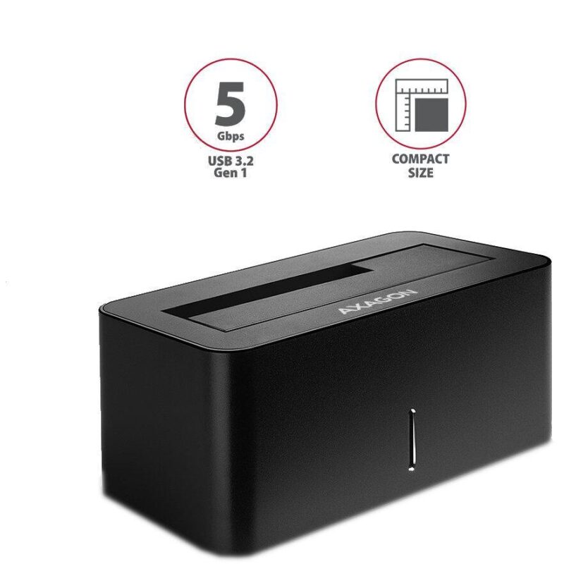 Rack docking station 25 35 axagon adsa sn usb30 1x sata 6gb hdd