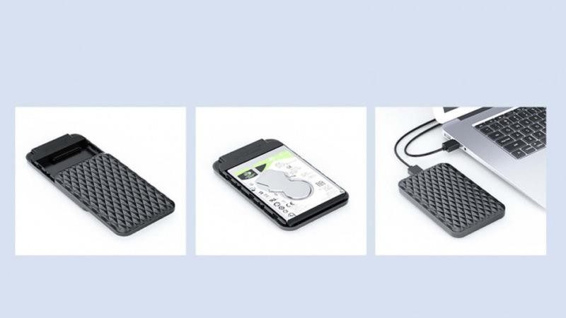 Rack ssd hdd usb 30 25 sata orico 2520c3 bk negru 128x80x15mm