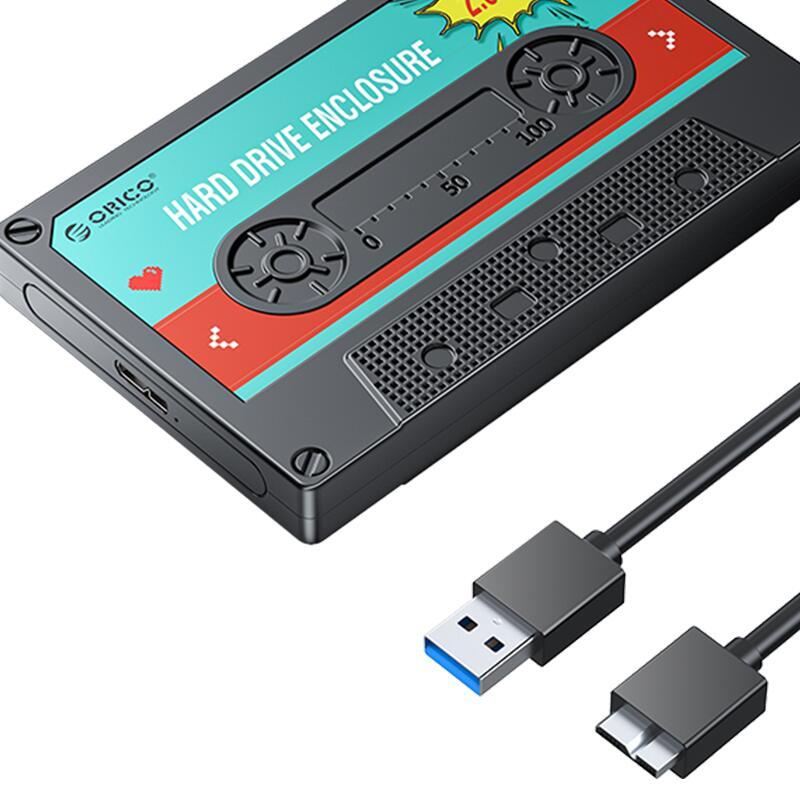 Rack ssd hdd usb30 25 sata max 5gbps orico 2580u3 v1 bk negru