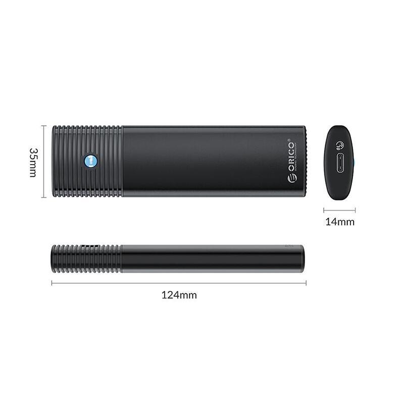Rack ssd usb32 gen1 nvme m2 orico pwm2 g2a bk negru cablu 15cm usb32 gen1 10gbps usb type c usb a
