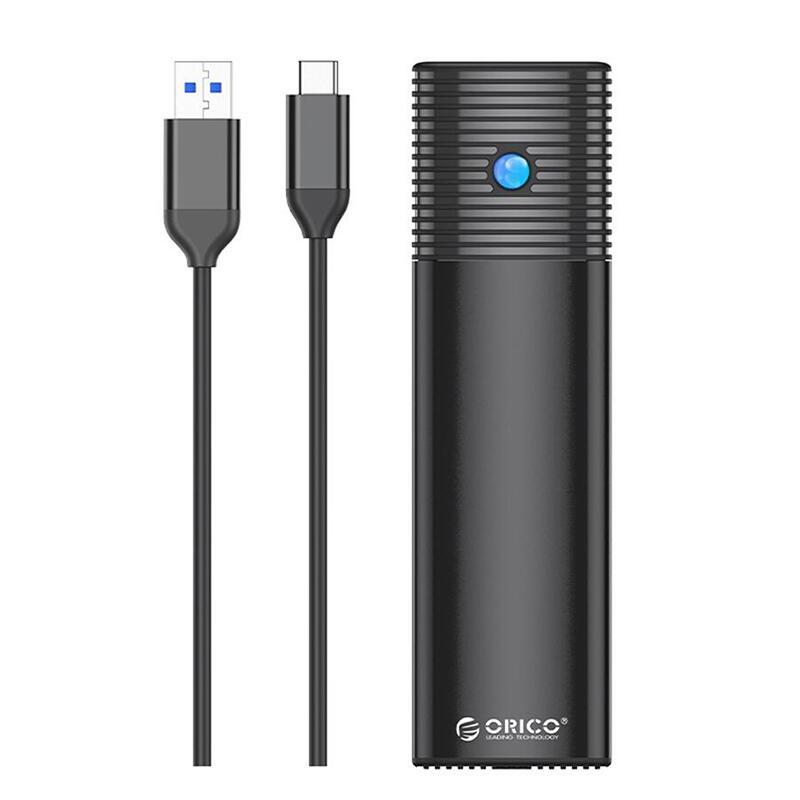 Rack ssd usb32 gen1 sata sau nvme m2 orico pwdm2 g2a bk negru cablu usb32 gen1 10gbps usb type c usb a 15cm