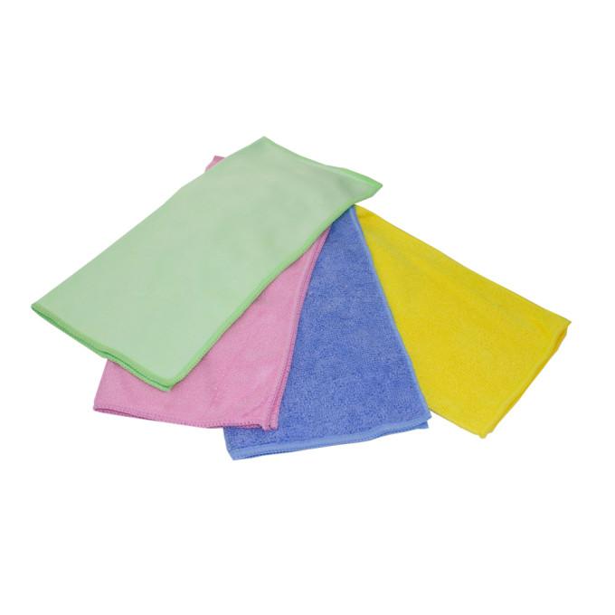 Set 4 Lavete Microfibra De Inalta Calitate 30x30cm Pentru Interior Uscare Sticla Lustruire Carguard