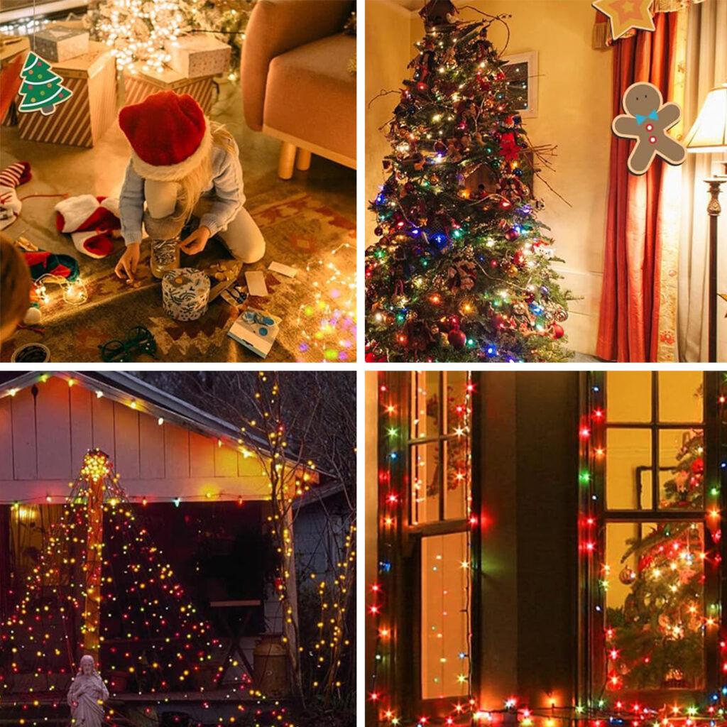 Sir de lumina inteligenta usb 50 led rgbic 16 milioane de culori 5m ip65 wi fi bluetooth 50