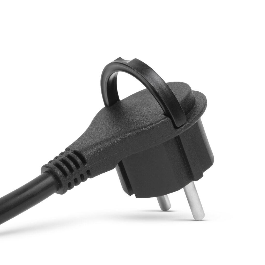 Stecher Cu Clema Si Cablu De 3m 3x15mm2 Cu Fire Libere Negru Delight