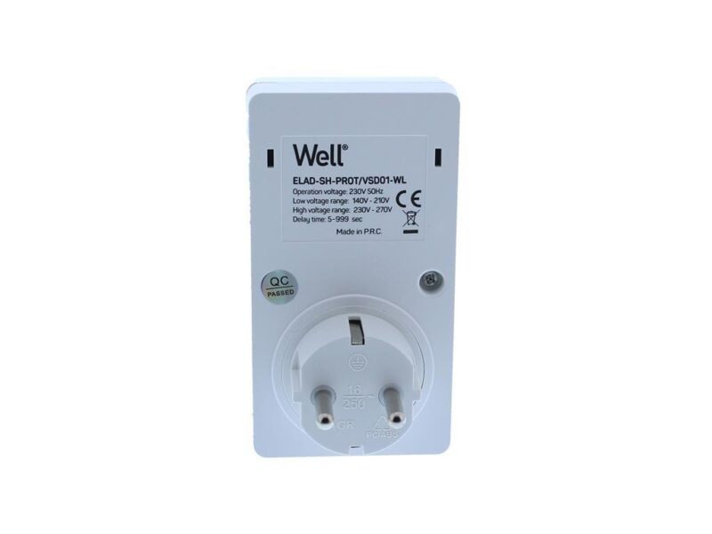 Stecher Schuko 16a 3680w Cu Protectie La Joasa Si Inalta Tensiune Ecran Digital Well