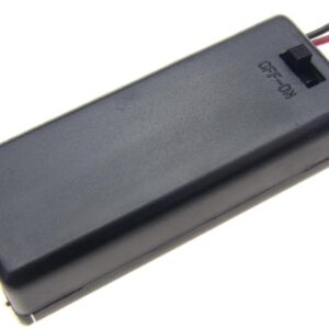 Suport 2x AAA cu cabluri 150mm + cu comutator COMF SBH-421-1AS