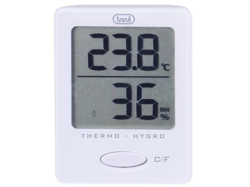 Termometru si higrometru digital te 3004 alb trevi