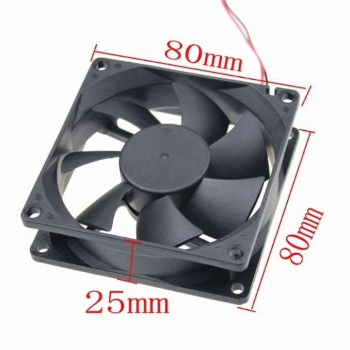 Ventilator 80x80x25mm Cu 2 Fire 12v 025a Pe Lagar Vapo Kf8025h12s Dalbi