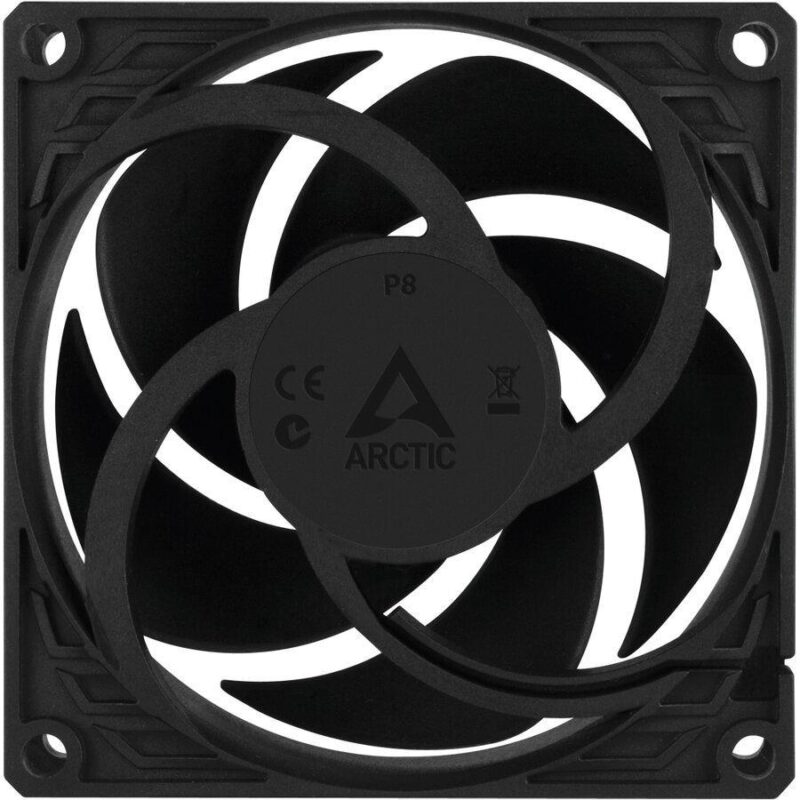 Ventilator Arctic P8 80x80x25mm 3000rpm 3 Pin 12v 014a Negru 1buc Acfan00147a