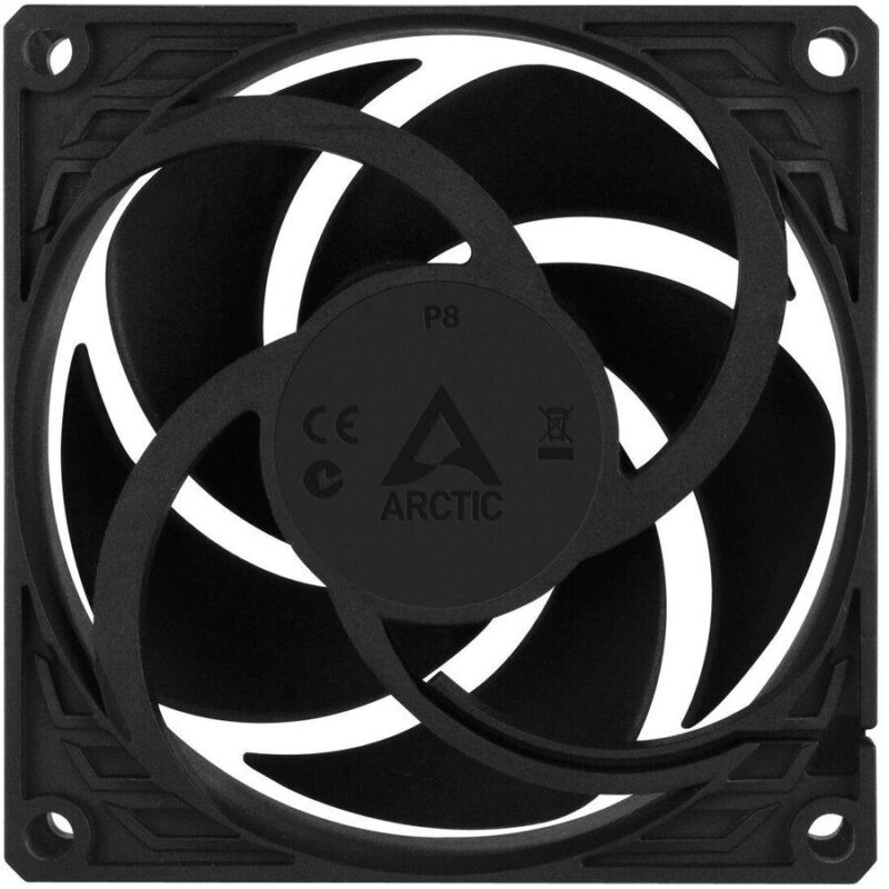Ventilator Arctic P8 80x80x25mm 5000rpm Pwm 4 Pin Negru Acfan00286a