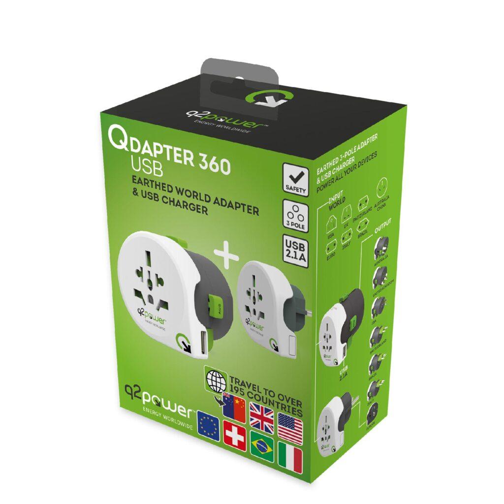 Adaptor Calatorii Qdapter 360 Usb Australia China It Uk Ch Brazil Usa Euro 2100130