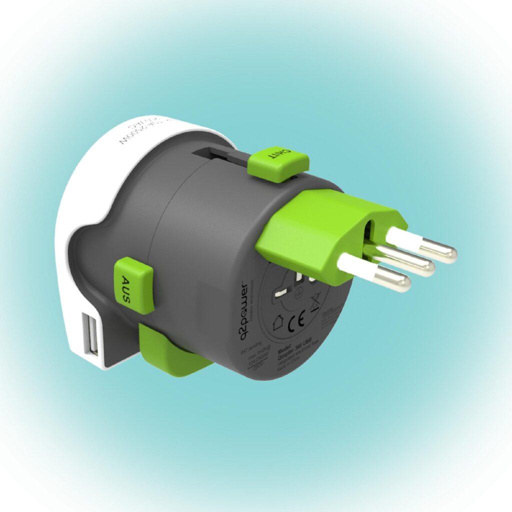 Adaptor Calatorii Qdapter 360 Usb Australia China It Uk Ch Brazil Usa Euro 2100130