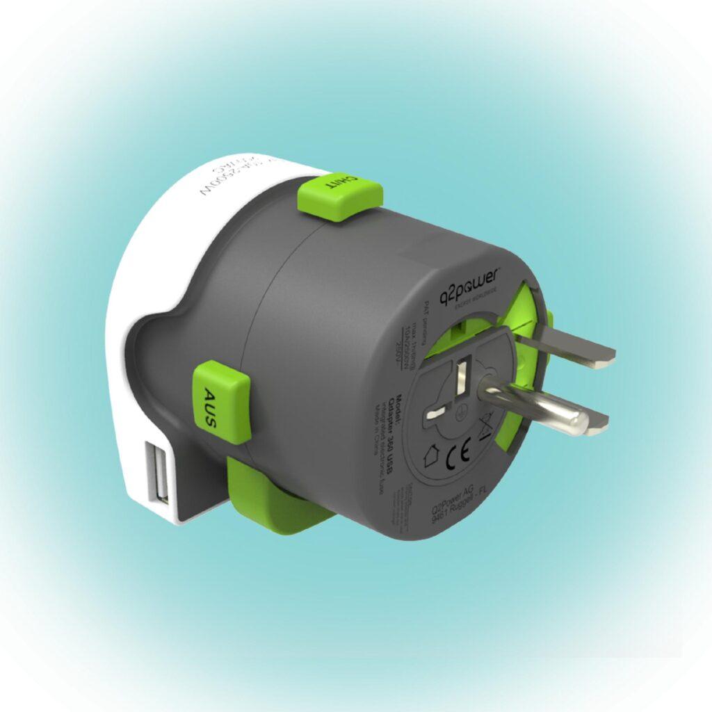 Adaptor Calatorii Qdapter 360 Usb Australia China It Uk Ch Brazil Usa Euro 2100130