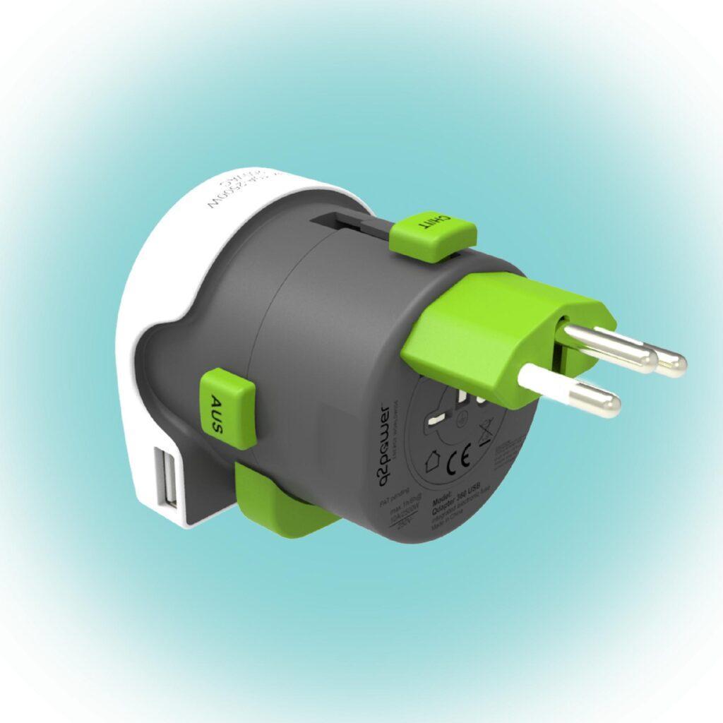 Adaptor Calatorii Qdapter Usb Australia China It Uk Ch Brazil Usa Euro 2100110