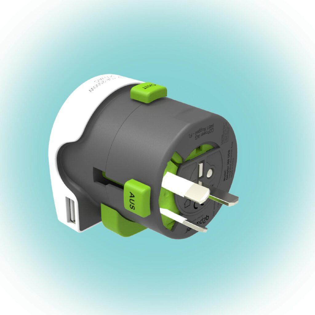 Adaptor Calatorii Qdapter Usb Australia China It Uk Ch Brazil Usa Euro 2100110