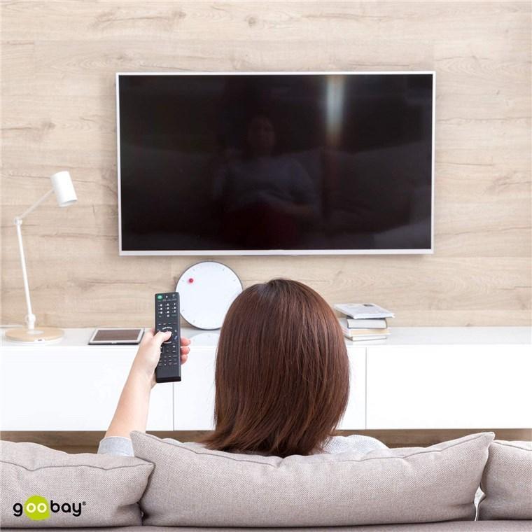 Cablu adaptor flexibil hdmi a tata hdmi a mama 10cm 4k 60hz 2160p 18gbit s goobay 64824