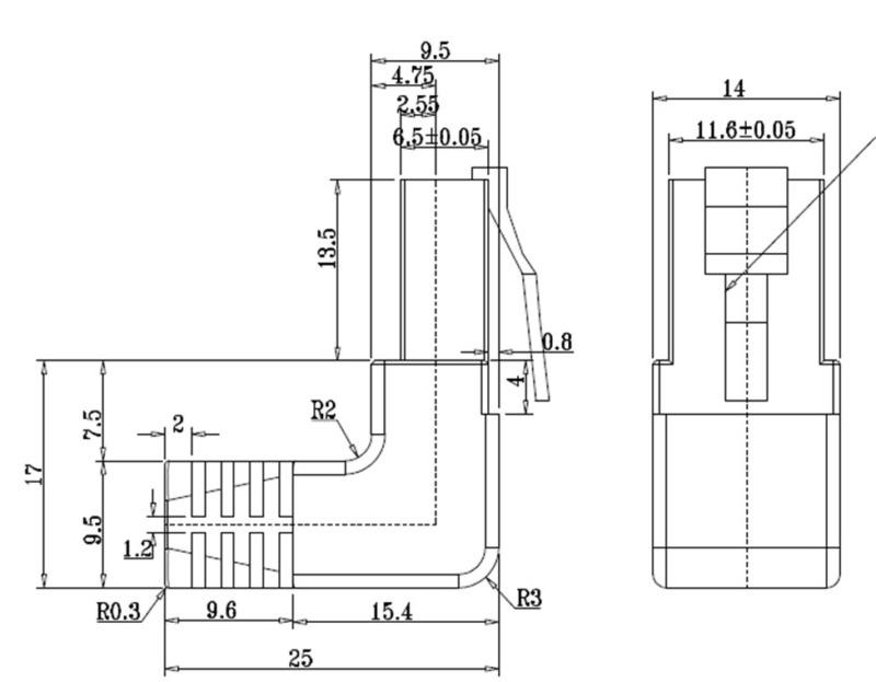 Cablu patch cat5e ftp rj45 90 in unghi rj45 drept 05m 100mhz alb goobay 94177