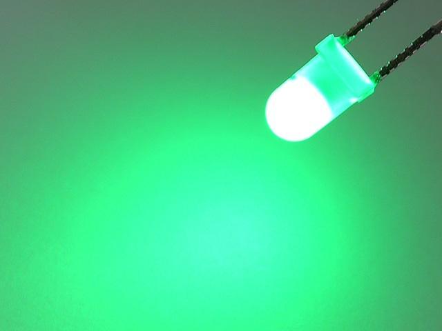 Led Verde 3mm 12v Optosupply Osg5da3134a 12