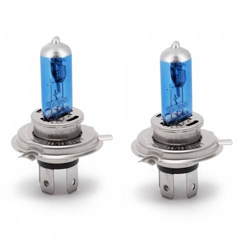 Set De 2 Becuri Halogen H4 55w 50 Alb Xenon 12v Carguard