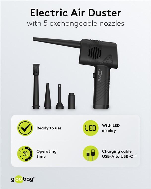 Suflanta de aer mobila 35000rpm pentru curatare fara contact a accesoriilor pc etcgoobay 61667