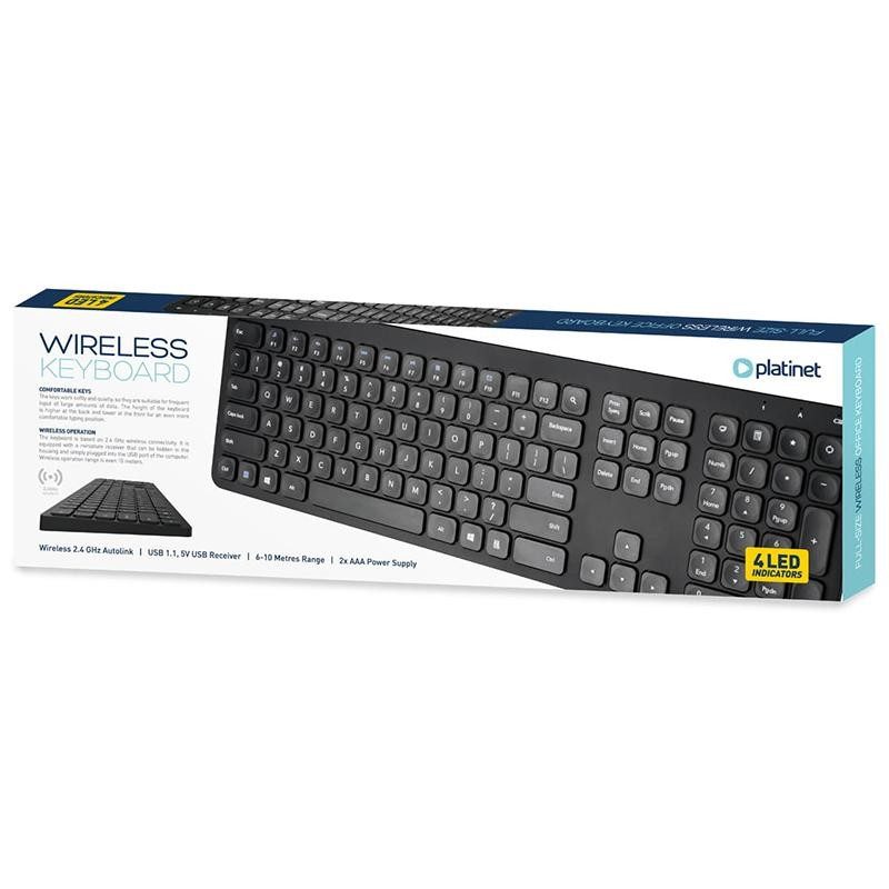 Tastatura Wireless 24ghz Platinet Pmk100w