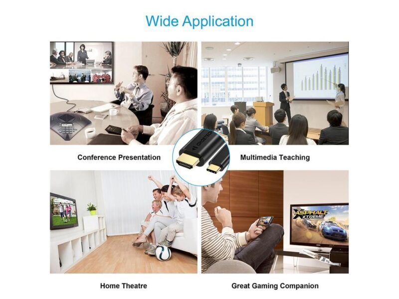 Cablu Usb Type C Hdmi 3m 4k30hz Choetech Xch 0030 Bk