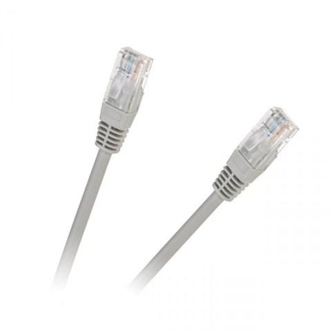 Cablu Utp 10m Cat5e Patchcord Retea Cca 2x Rj45 Neecranat Gri
