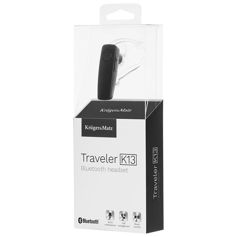 Headset Casca Bluetooth Traveler K13 Krugermatz Km0601