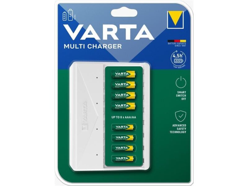 Incarcator Varta Multi Charger 57659 2 4 6 Sau 8x Aa Aaa Nimh Cablu Usb C Inclus