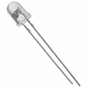 LED 5mm alb rece 2.8-4V 60 parte frontala convex OPTOSUPPLY OSPW5161A-OP