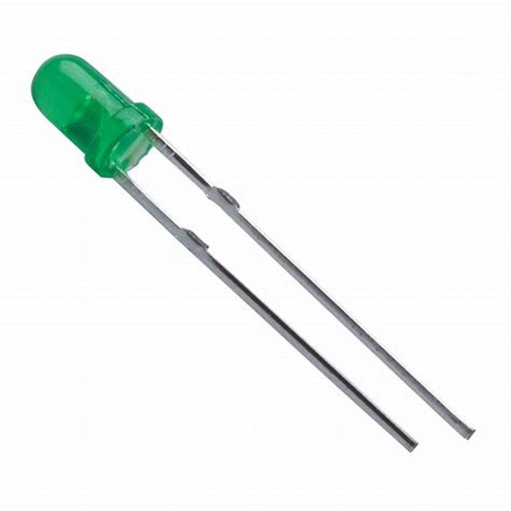 Led 5mm Verde 5v 15 25mcd 30 Parte Frontala Convex Kingbright Electronic L 7113gd 5v