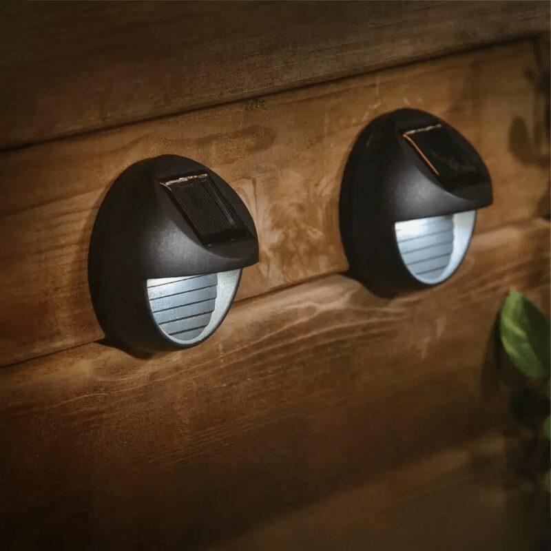 Set Proiector Solar De Perete 6lm 2700k Lumina Calda 2buc Set Modee Ml Ws101