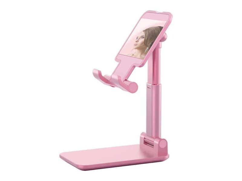 Suport Reglabil De Birou Pentru Telefon Si Tableta Choetech H88 Pk Hw Roz