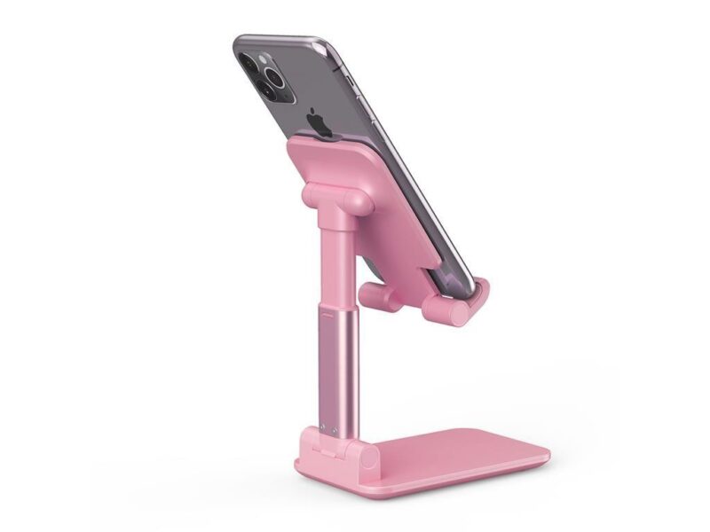 Suport Reglabil De Birou Pentru Telefon Si Tableta Choetech H88 Pk Hw Roz