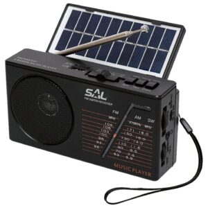 Radio Hibrid Solar Si Acumulator 3.7v Bluetooth Usb Sd Sal Rph 1