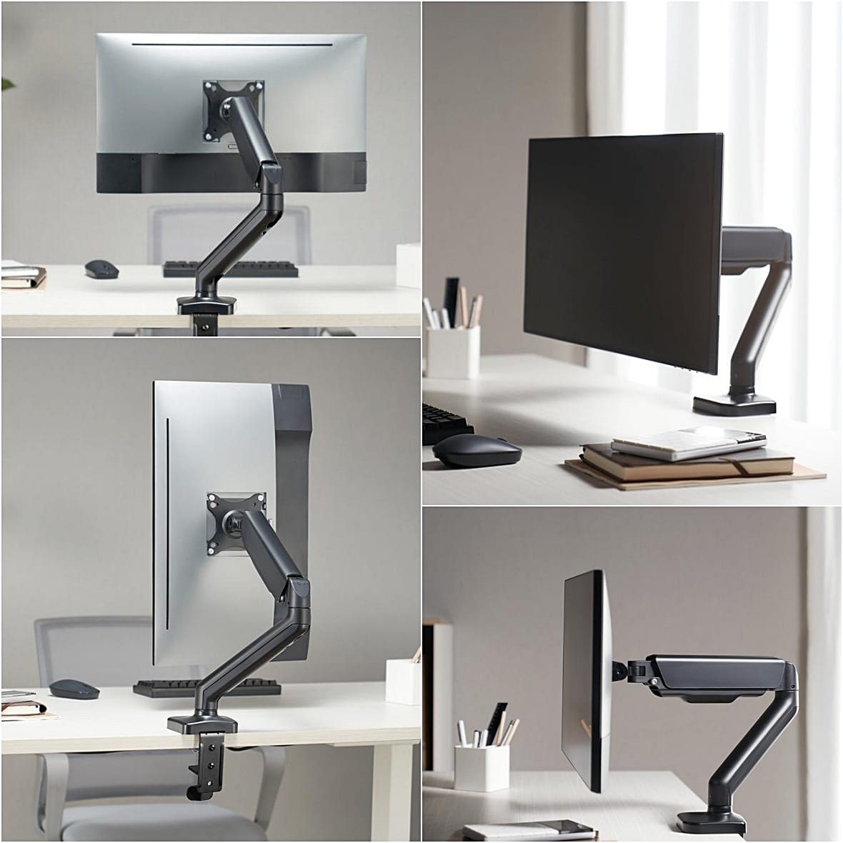 Suport Monitor 13 27 Inch Vesa 75×75 100×100 Cabletech Uch0208 1