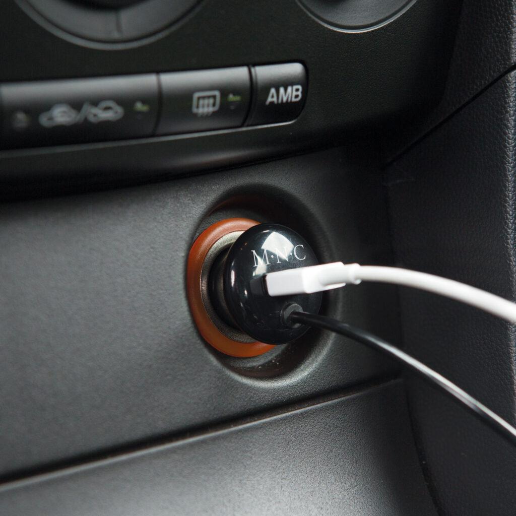 Adaptor 3in1 Pentru Bricheta Auto 12 24v Usb Cablu Lightning Micro Usb Sau Usb Type C 31a Negru Mnc 54920bk