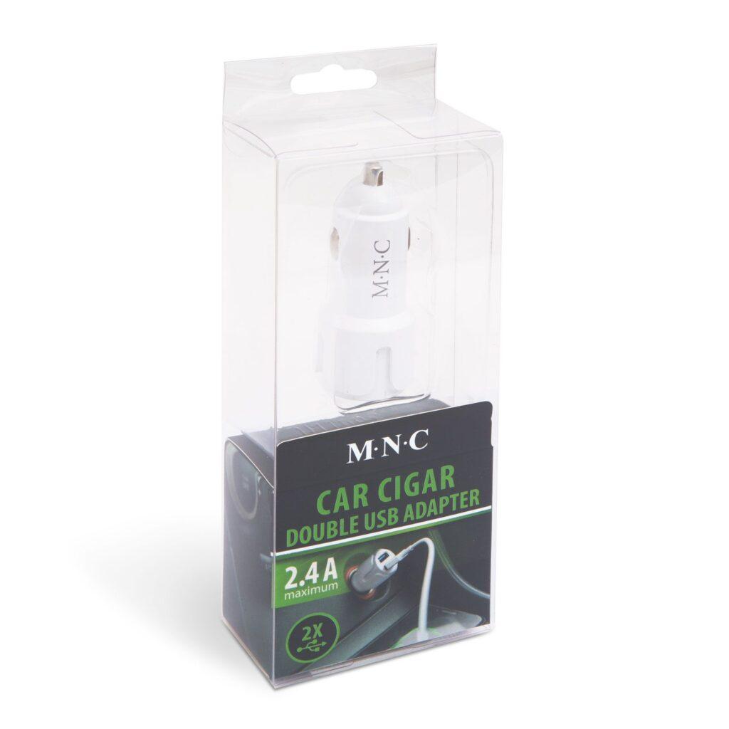 Adaptor Auto Bricheta 12 24v 2x Usb 24a Alb 54931wh Mnc