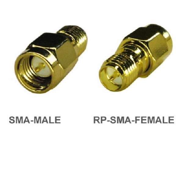 Adaptor Convertor Antena Wifi Rf Coaxial Sma Tata La Rp Sma Mama 50ohm De Inalta Calitate Cupru Placat Cu Aur