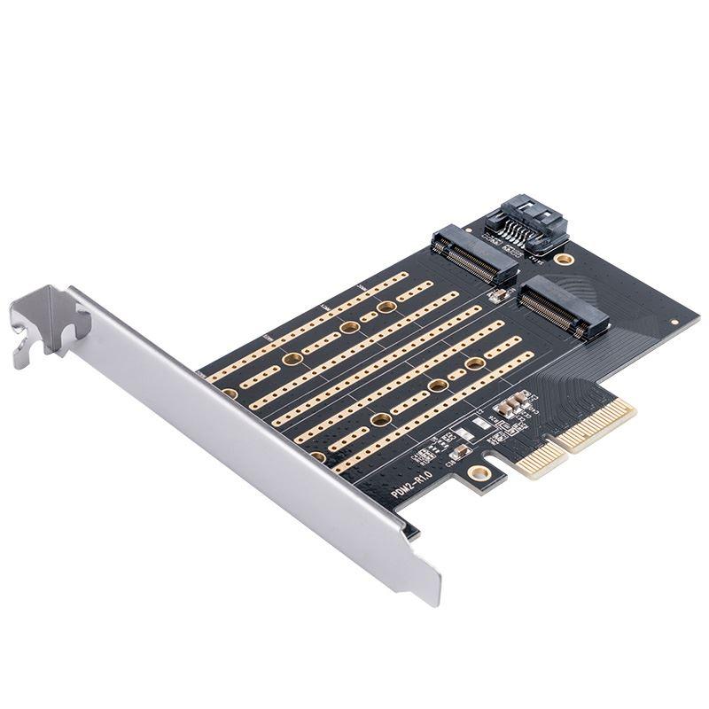Adaptor Pci Express 2x M2 Nvme Orico Pdm2 Ssd Uri Compatibile 2230 2242 2260 2280 Pci E Channel Nvme Protocol M2 Sata M2