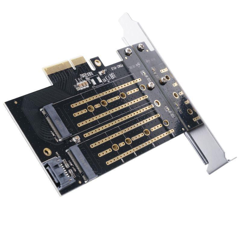 Adaptor Pci Express 2x M2 Nvme Orico Pdm2 Ssd Uri Compatibile 2230 2242 2260 2280 Pci E Channel Nvme Protocol M2 Sata M2