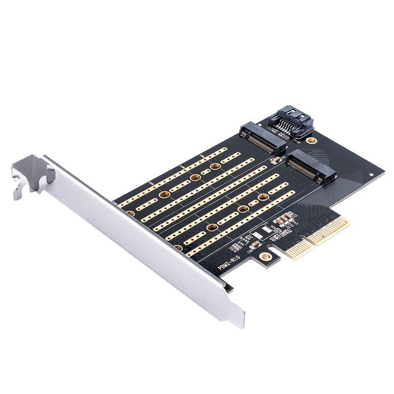 Adaptor Pci Express 2x M2 Nvme Orico Pdm2 Ssd Uri Compatibile 2230 2242 2260 2280 Pci E Channel Nvme Protocol M2 Sata M2