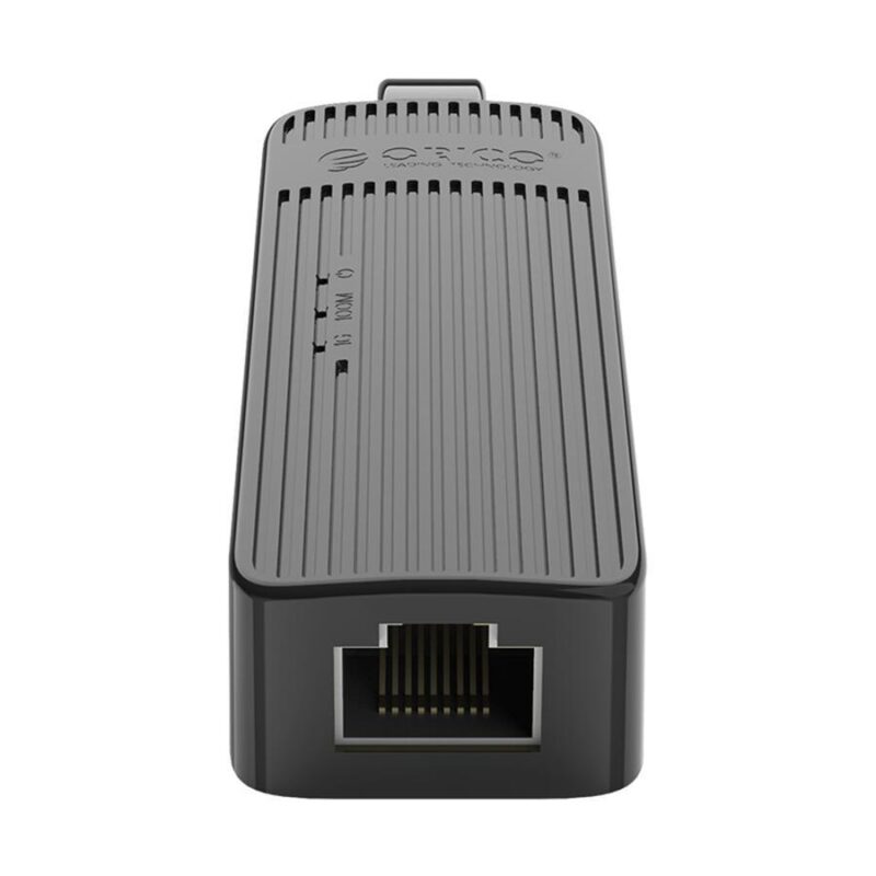 Adaptor Retea Usb Rj45 1000 100 10mbps Cablu 75cm Negru Orico Utk U3 Bk