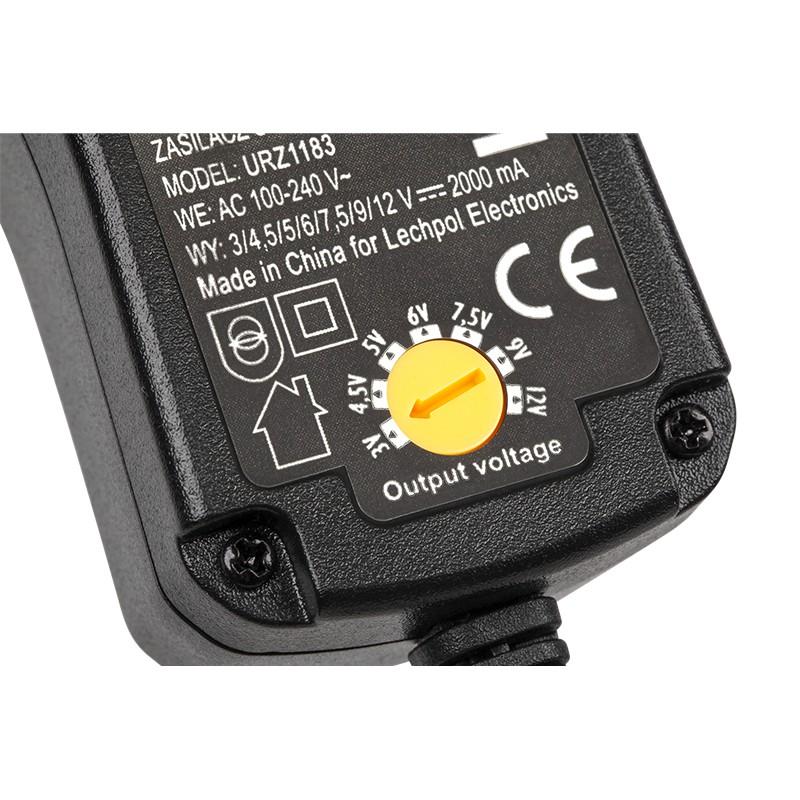 Alimentator Stabilizat 2a 24w 3 4 5 6 7 9 12v 6 Conectori Kemot Urz1183