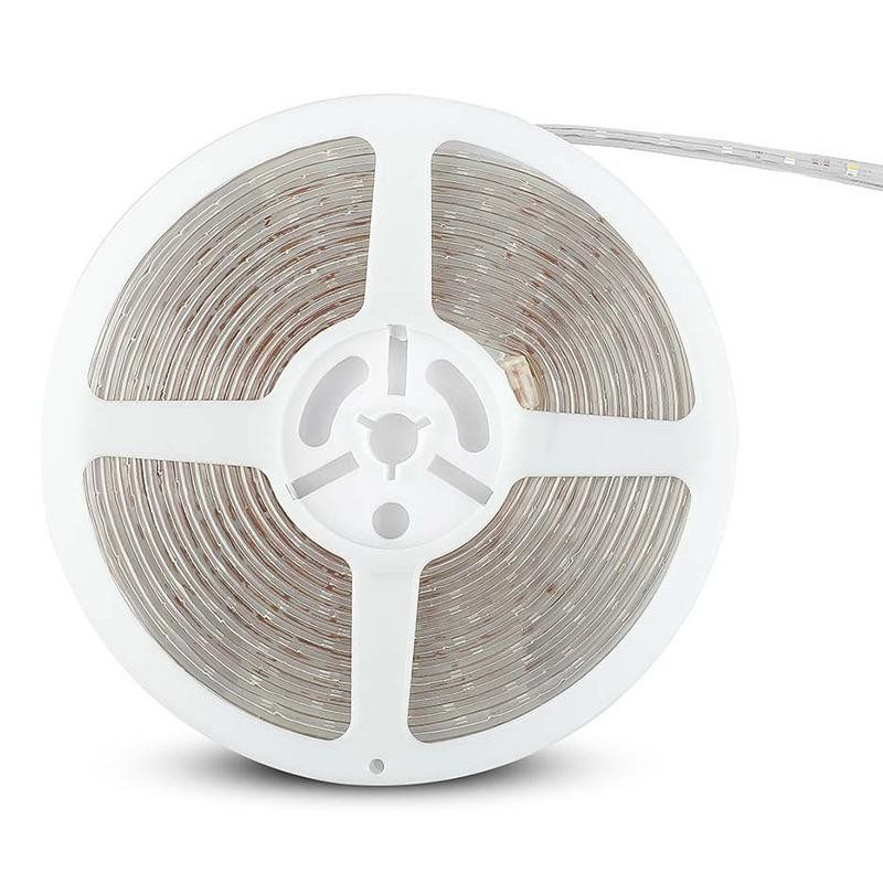 Banda Led Smd3528 12v 32w M 60led M 420lm M Albastru Ip65 5m V Tac Sku 212035