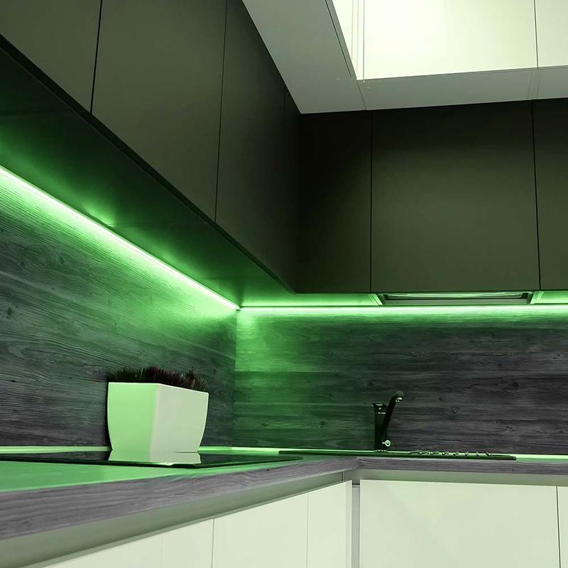 Banda Led Smd3528 12v 32w M 60led M Verde Ip65 5m V Tac Sku 212034