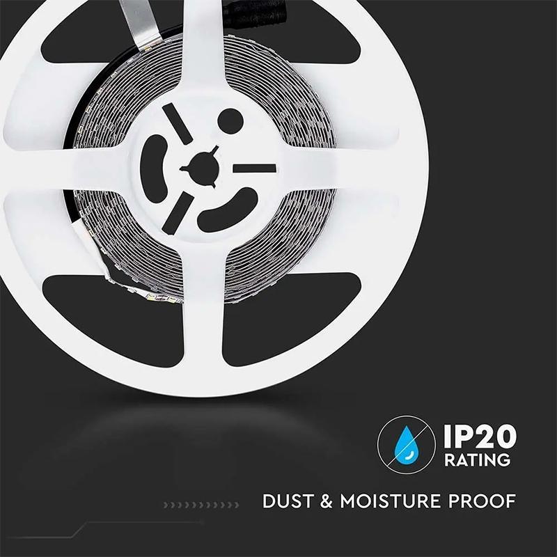 Banda Led Smd3528 12v 8w M120led M 800lm M 4000k Ip20 5m V Tac Sku 212042