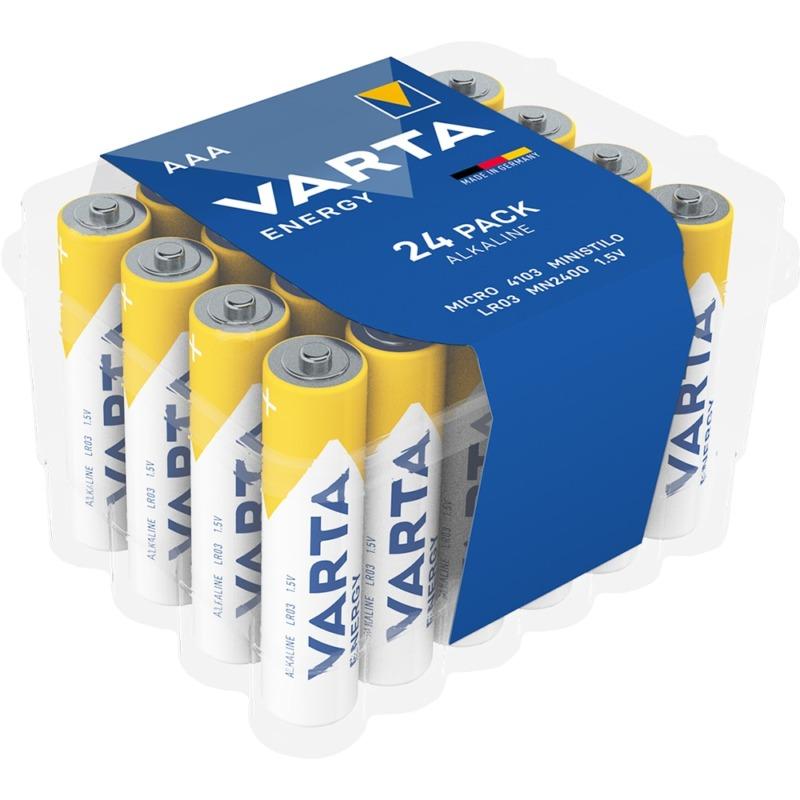 Baterii Alcaline Varta Energy Aaa Lr3 Set 24buc