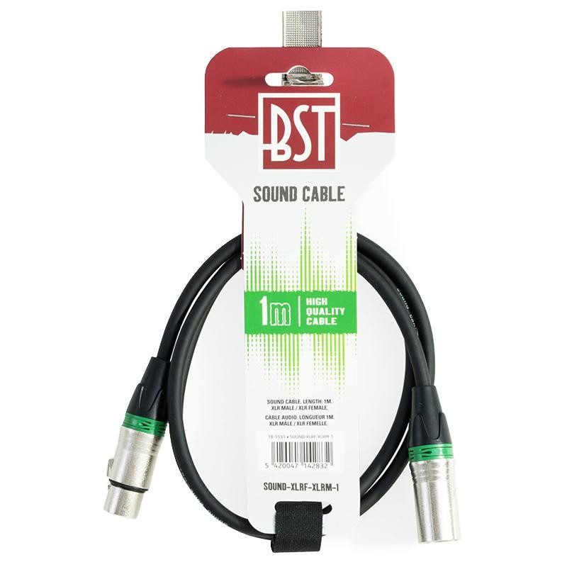 Cablu Audio Profesional Xlr Tata Xlr Mama 1m 18 5591 Bst